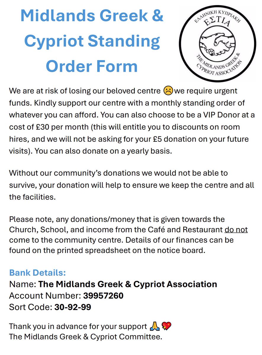 The Midlands Greek & Cypriot Association tweet media