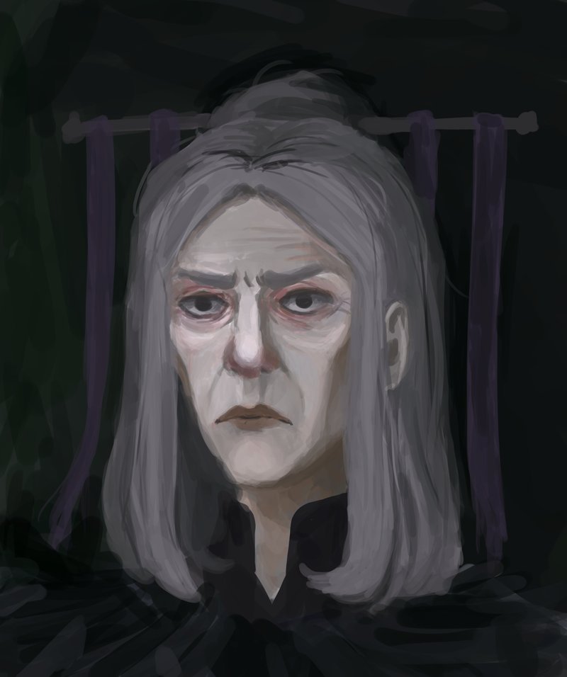 Drew a portrait of my dnd character. She's a human ranger that has been trying to escape the underdark for like 50+ years now. So kinda fits that she is a lvl 1 ranger as she isn't very good at it.

#DnDcharacter
