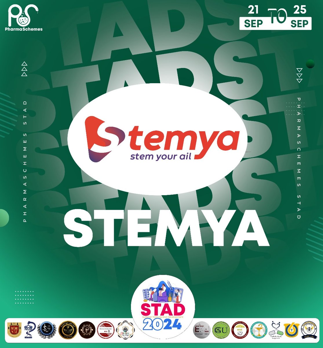 PharmaSchemes's tweet photo. Stemya with Pharmaschemes 
In STAD 2024 phase 2
*For more details* 
https://t.co/LQz5MCaSGh……

*For Registration*
https://t.co/WZDsQWcf0w… https://t.co/CyeFqbaRvw