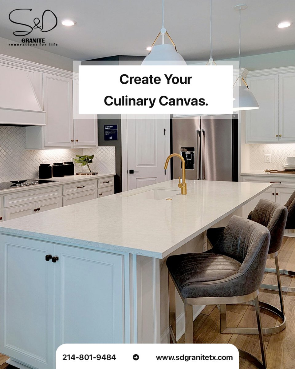 SDGraniteTX's tweet image. Enhance your kitchen's appeal with our custom countertop solutions.

Contact us for more:
Visit - sdgranitetx.com
Call - 214-801-9484

#KitchenRedesign #CountertopMakeover #KitchenCountertops #HomeRenovation #KitchenInspiration #KitchenRemodel #CountertopIdeas