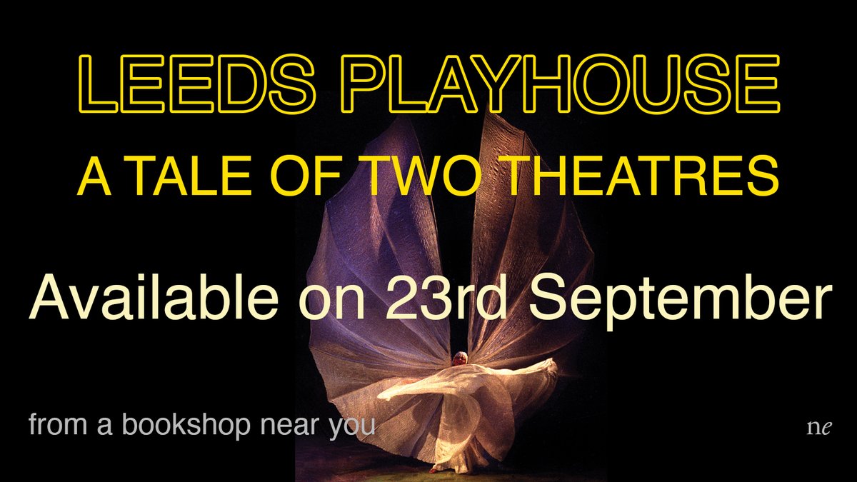 'Leeds Playhouse, A Tale of Two Theatres' by Dave Stannard will be available in bookshops and online from 23rd September.

You can buy it with free delivery worldwide and at a special introductory price here:
blackwells.co.uk/bookshop/produ…