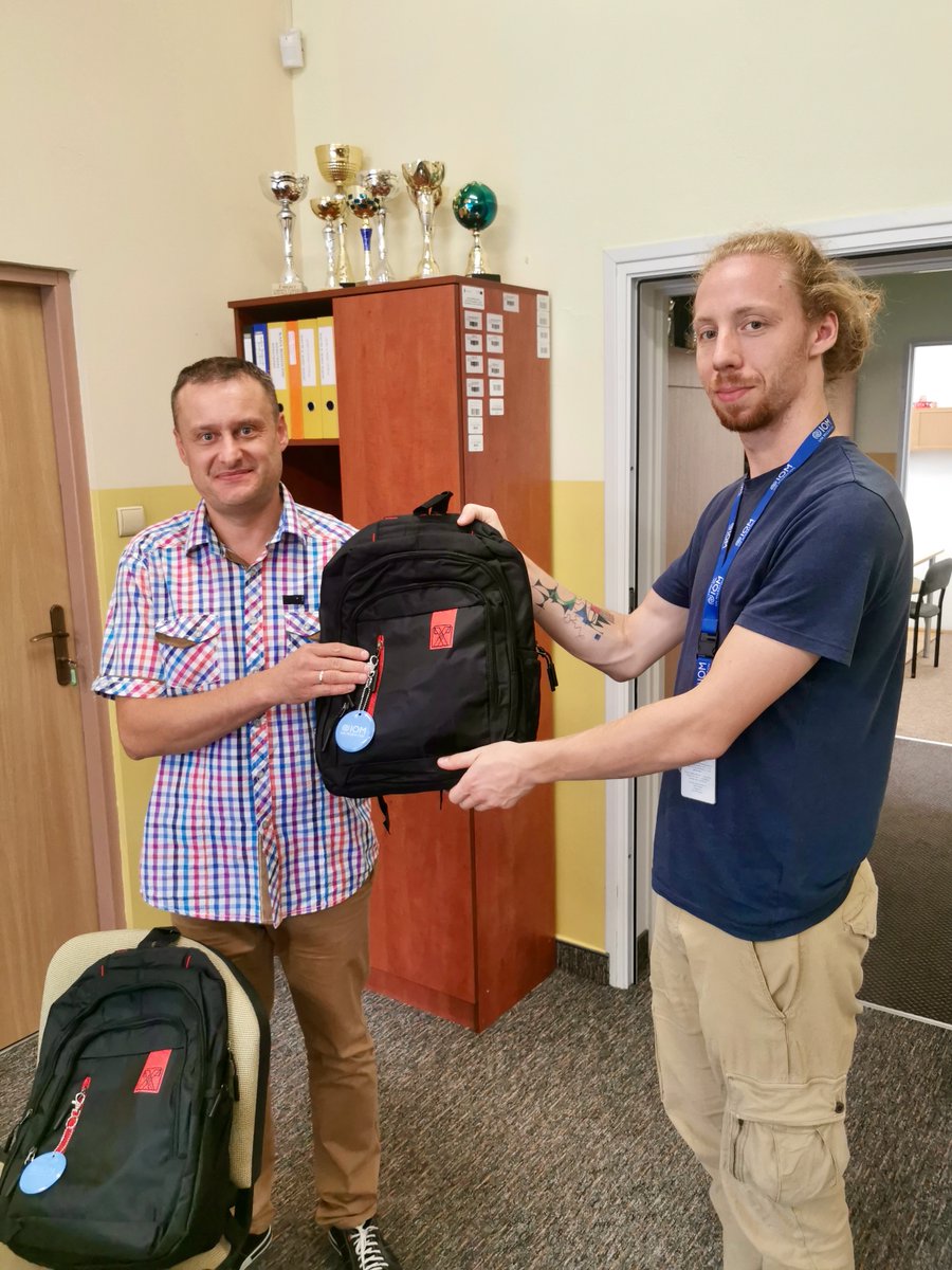 IOMPoland's tweet photo. The new school year has begun! The IOM Kraków team distributed school kits to support Ukrainian children in Małopolskie. 🎒 Backpacks filled with supplies were delivered to 250 kids across 19 schools and 6 collective shelters. https://t.co/cXestYZcfy
