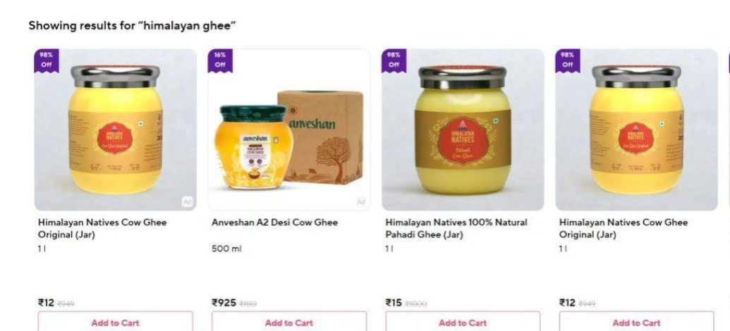 OffertagIn's tweet photo. Big Zepto Loot 

Himalayan Natives 100% Natural Pahadi Ghee (Jar) at 99% Off

Link: https://t.co/WiDOtgFKJj

#Zepto #grocery #BigLoot #GHEE #AmazonGreatIndianFestival2024 #FlipkartBigBillionDays2024 #bigsaleofsmallthings #Flipkart #Amazon https://t.co/6QAvMnLYbr