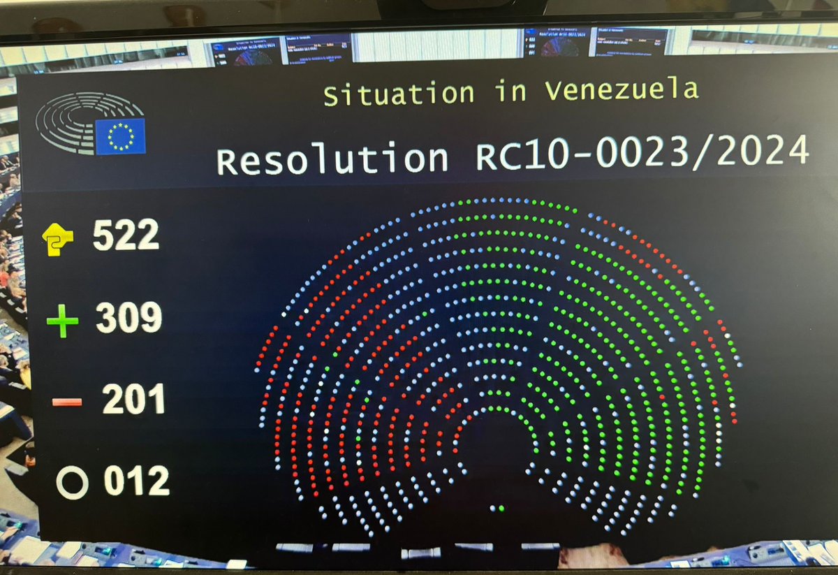 Edmundo González agradece reconocimiento del Europarlamento y pide actuar en respeto de la voluntad del pueblo venezolano dlvr.it/TDQmKs
