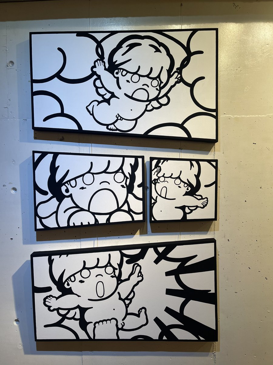イチオシのもう1人
マスダアキラ個展へ
梶山さんと合流し見に行きました！
いろいろ進化を遂げてます
25日まで夙川の
<a href="/WORLDTIMES8/">WORLD TIMES</a> さんにて開催中！

芸術家は完成したらそこで終了だと思うので
試行錯誤で実験的にいろいろやってほしいなと思います。
<a href="/masudaakira_art/">マスダアキラ</a>