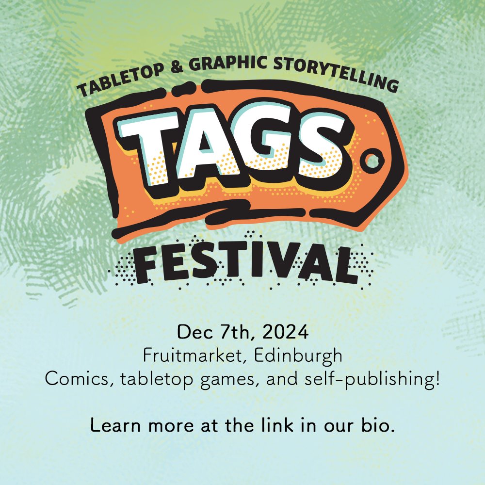 📢 Exhibitor announcement: COMICS YOUTH (@comicsyouth)

“Comics Youth is a creative community organisation for young people aged 8-25, and we run Marginal Publishing House - the UK's first youth-led comics publisher.”

🏷️ Learn more about TAGS Fest at tagsfest.co.uk