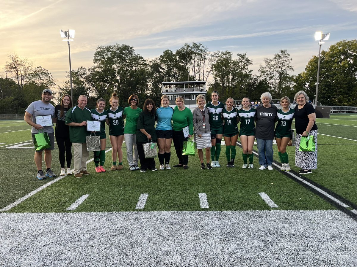 Last night Trinity Girls Soccer hosted their youth night. Can’t wait to see these ladies in green and white someday soon!
And earlier this week they held teacher appreciation night!
<a href="/TrinityGSoc/">Trinity Girls Soccer</a>