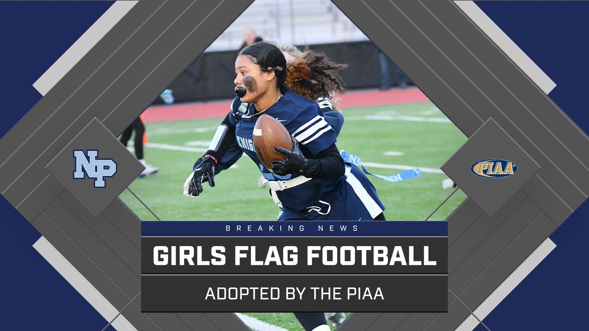 Great news for North Penn's Flag Football squad. We're officially official in Pennsylvania!