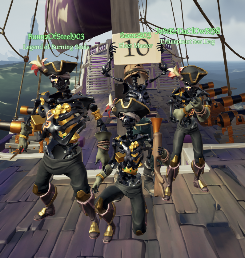 Bakubo0's tweet photo. One thing about this game, yes it runs like ass most of the time. Yes it’s hit reg city. It has its problems. 

But It’s brought me my best friends and even the love of my life. #SeaOfThieves fix your game, I don’t need it to die. @JeStErDaClOwN @RealTimberland @fsaenzjr and more https://t.co/GyQ6fC47U7