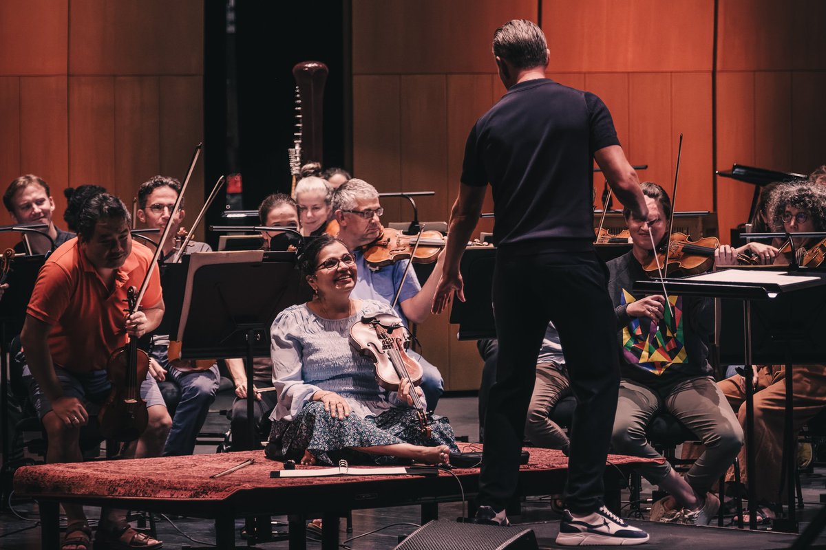 Rehearsing with the orchestra at the National Arts Centre for 'Voice of Nature'. Can't wait to share this journey of sound and soul with you all in Ottawa.