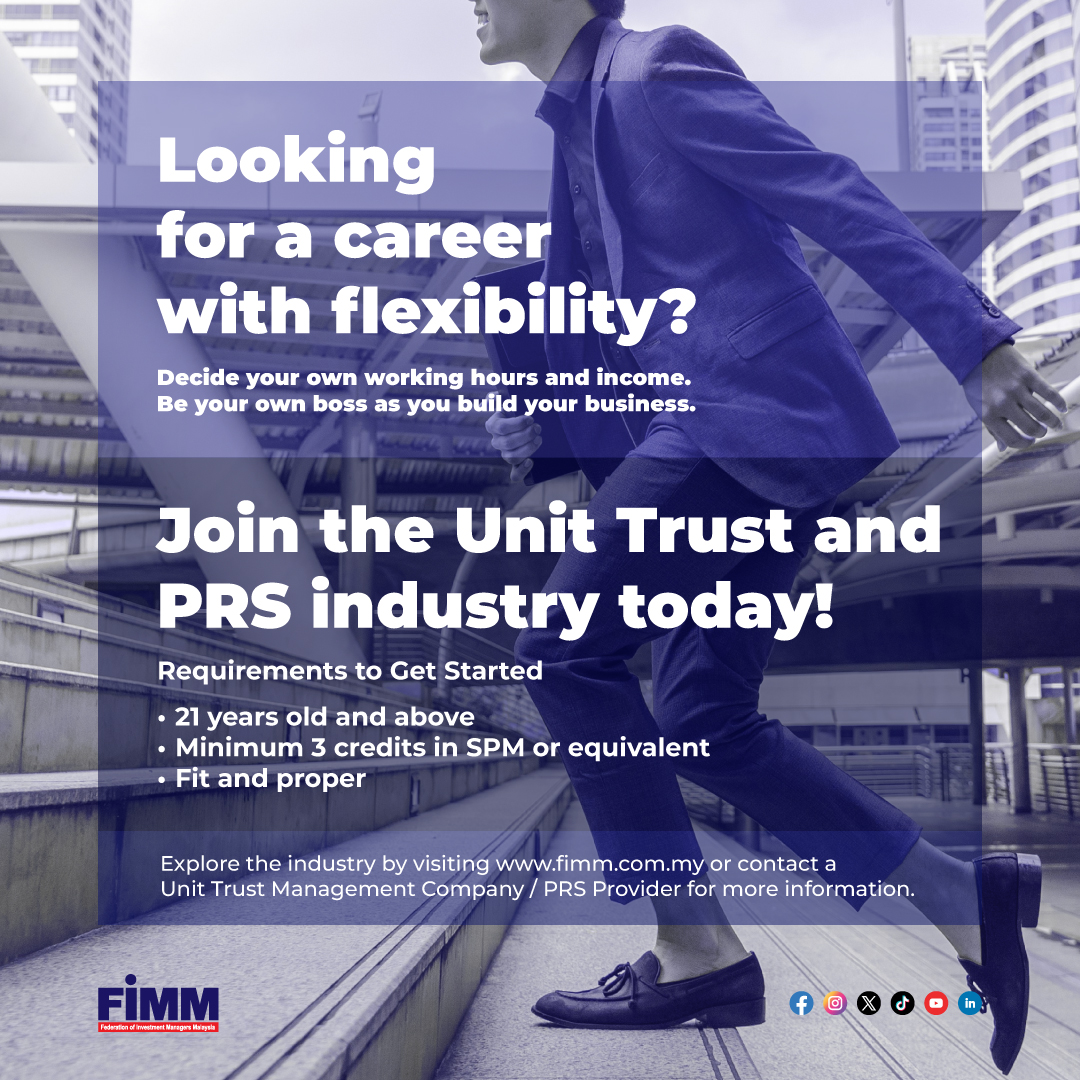 FiMMOfficial's tweet photo. Interested in becoming a UTS/PRS Consultant? Sign up with FIMM Members or Distributors.

For a list of FIMM Members and Distributors, go to https://t.co/xxp3Vdi9hk at Industry > Members &amp; Distributors.

#FIMM #UTS #unittrust #PRS #privateretirementscheme #career #beyourownboss https://t.co/fyVblcg47t