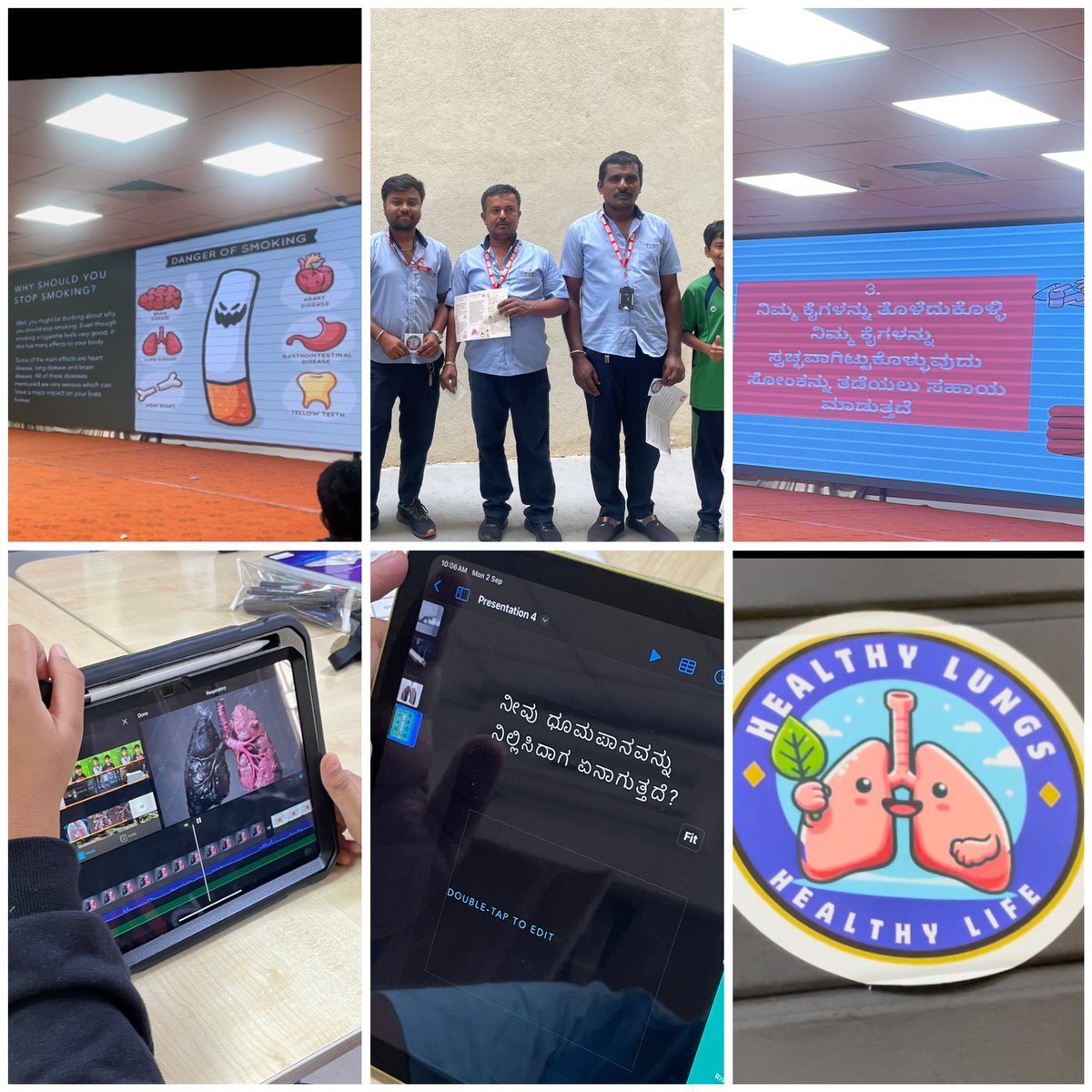 Vandana Dayanand (@vandana21d) on Twitter photo Grade 7 students took science outside the classroom! They led a tech-driven respiratory health session for our bus drivers with interactive tools and Kannada resources.
#StudentLeadership #InnovativeLearning <a href="/AppleEDU/">Apple Education</a> #imovie #keynote #tech <a href="/trioacademyblr/">TRIO WORLD ACADEMY</a> <a href="/Lakshmi8297/">Lakshmi Priya</a> Grade 7 students took science outside the classroom! They led a tech-driven respiratory health session for our bus drivers with interactive tools and Kannada resources.
#StudentLeadership #InnovativeLearning <a href="/AppleEDU/">Apple Education</a> #imovie #keynote #tech <a href="/trioacademyblr/">TRIO WORLD ACADEMY</a> <a href="/Lakshmi8297/">Lakshmi Priya</a>