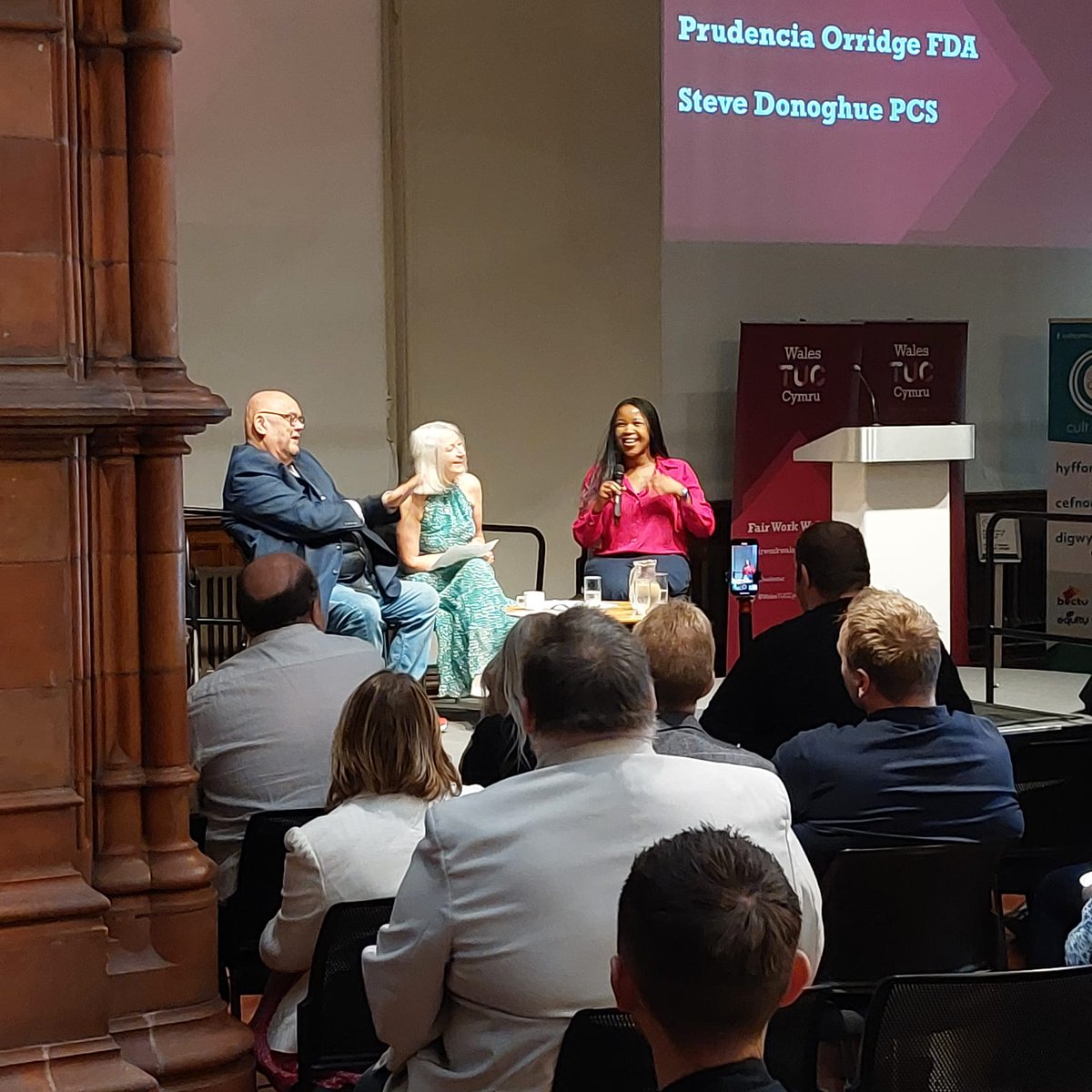 To celebrate 25 years of the Wales Union Learning Fund, FDA member Pru Orridge spoke at an event in Cardiff Bay today about her learning journey since joining HMRC and the support she received from FDA Learn to advance her career, which was partly funded by WULF.