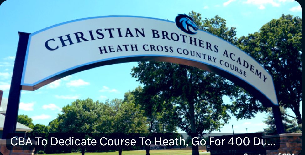 <a href="/GoJaspers/">Manhattan Jaspers</a> <a href="/CBAColts/">CBA Colts Athletics</a> <a href="/CBALincroft/">Christian Brothers Academy</a> incredible day celebrating Coach Heath and the <a href="/CBAXC/">CBAXC</a> team. From one Lasallian to another, CONGRATS! Coolest statue is co-founderGeorge  Sheehan wearing a Jasper jersey! Proud to be a JASPER!   #JasperFamily 💚