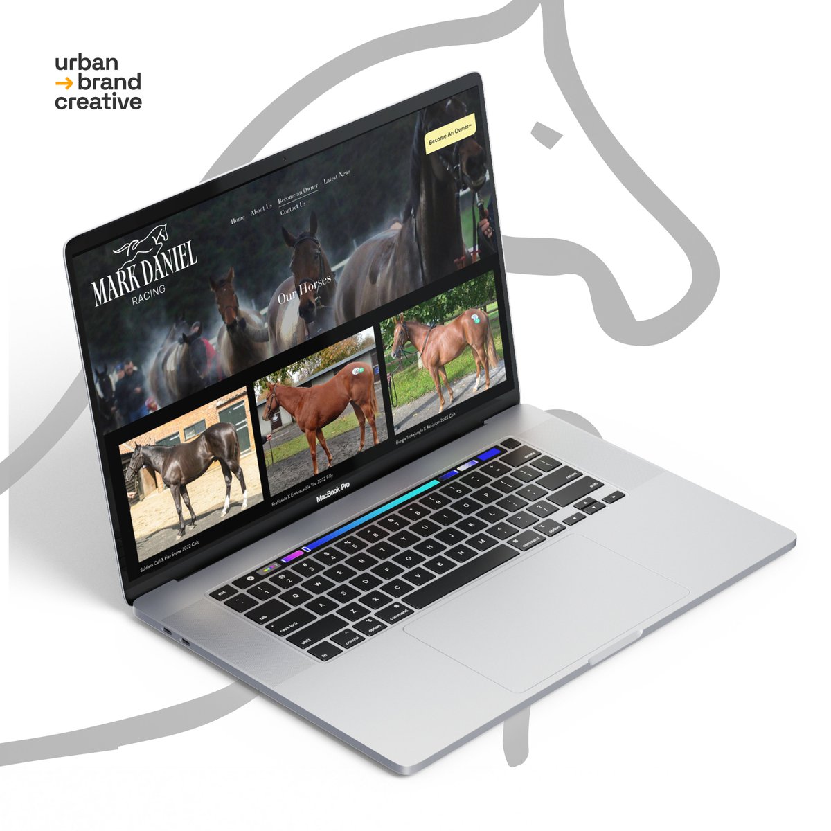 UBCreatives's tweet photo. 🏇 Urban Brand Creative: Brand Activation for Mark Daniel Racing!

We turned Mark Murphy’s vision into a standout online success! Our brand activation and Squarespace expertise crafted a site that highlights their racehorse ownership and engages their audience. 🚀💡⬆️ https://t.co/oSGnKYgrhn