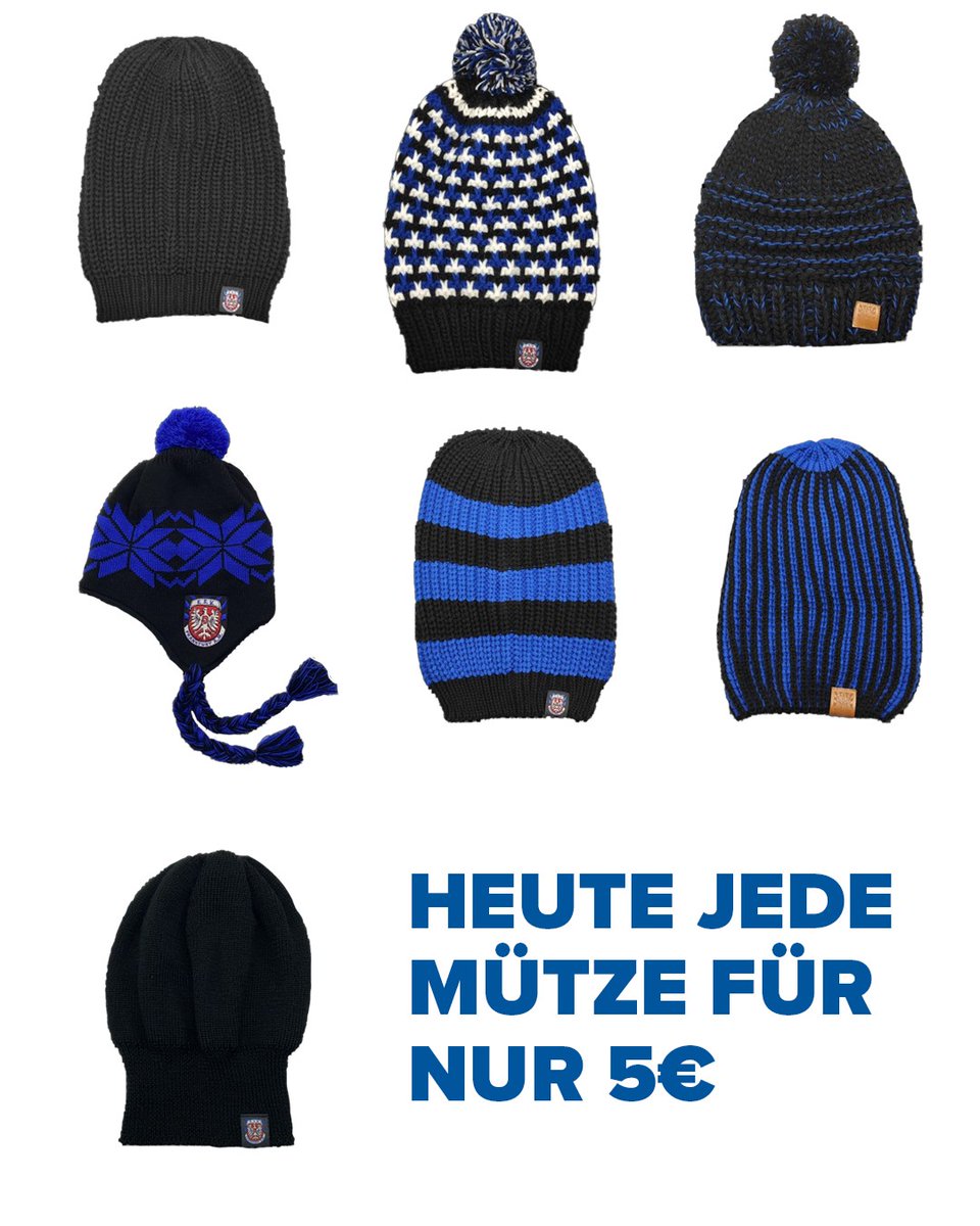 fsv_frankfurt's tweet photo. Am heutigen Spieltag gibt es was ganz besonderes für euch: Jede dieser sieben Mützen könnt ihr euch heute für nur 5€ sichern!
https://t.co/qFKsSzhcrb
#FSVFrankfurt1899 #FSVM05 https://t.co/tGsJk8MHo0