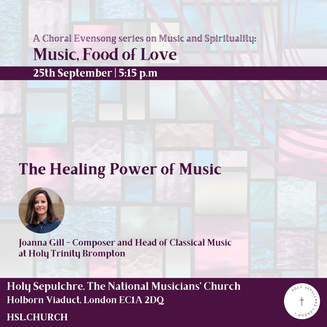 Peter Asprey (@aspreypeter) on Twitter photo The first in our new series on Music and Spirituality, Music Food of Love. Choral Evensong with a short talk and drinks after. Do come along! <a href="/joannaheather/">Joanna Gill</a> <a href="/HolySepulchreUK/">Holy Sepulchre London</a> <a href="/NickMottershead/">Nick Mottershead</a> The first in our new series on Music and Spirituality, Music Food of Love. Choral Evensong with a short talk and drinks after. Do come along! <a href="/joannaheather/">Joanna Gill</a> <a href="/HolySepulchreUK/">Holy Sepulchre London</a> <a href="/NickMottershead/">Nick Mottershead</a>