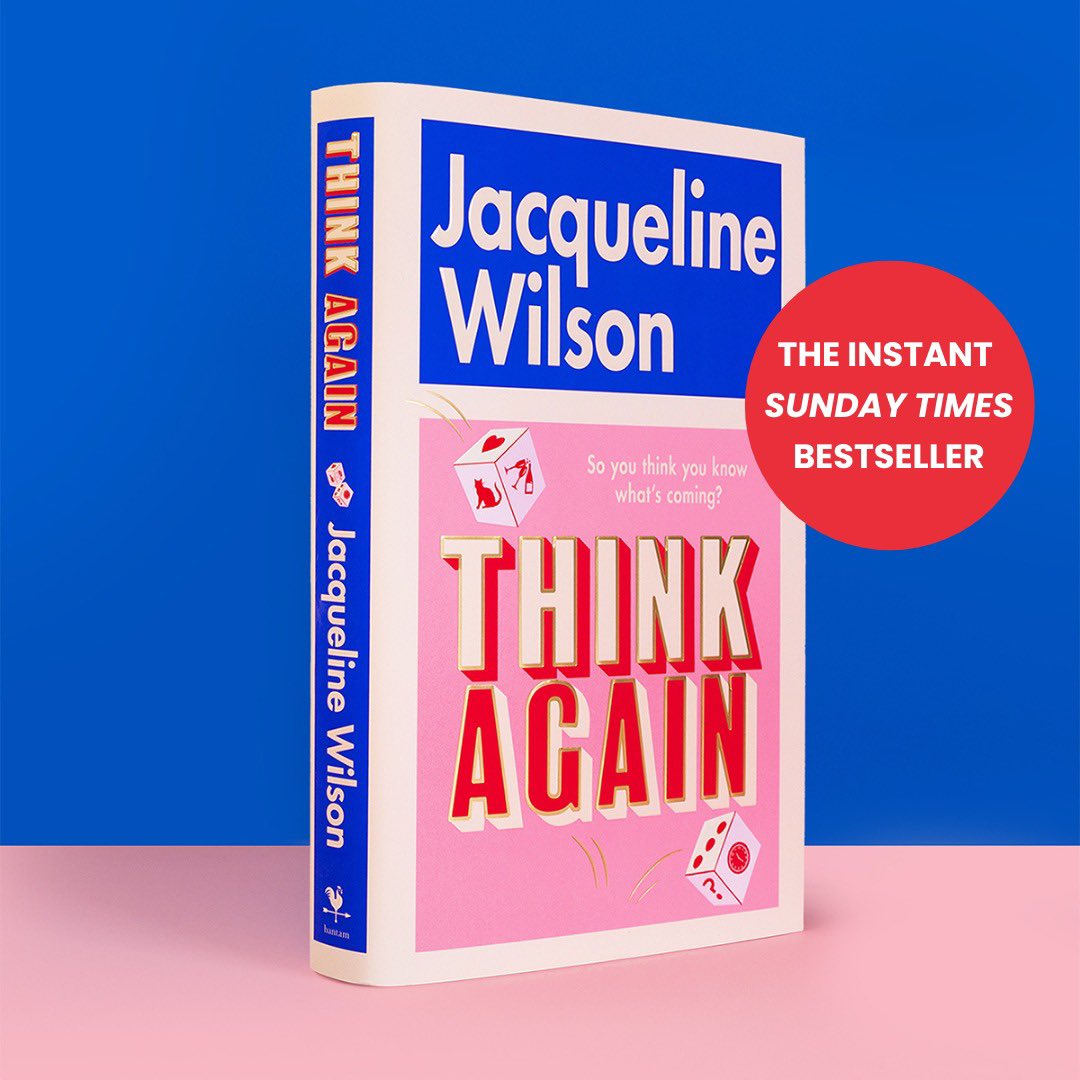 Think Again is officially a Sunday Times bestseller! Thank you so much to the amazing booksellers and to everyone who has bought a copy. It's been such a joy to revisit Ellie, Magda and Nadine and it means so much that you're all following along with them. Jacky x