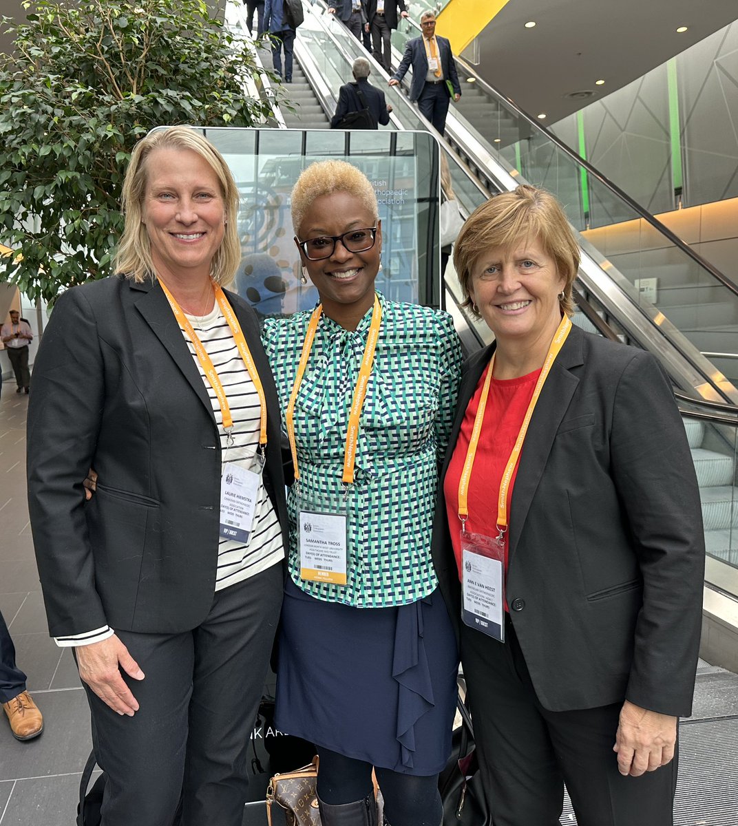 Welcome back to the BOA Ann Van Heest. Met in 2023 &amp; privileged to hear you speak today on Graduate Medical Education and surgical training. Thank you for highlighting the impact of length of training on maintaining work life balance particularly for female trainees. #BOAAC24