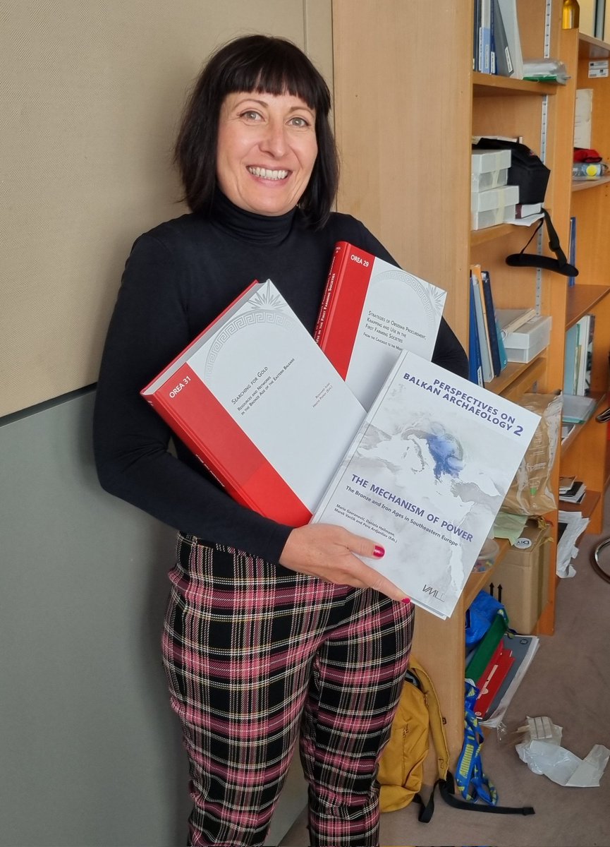 Barbara Horejs (@barbarahorejs) on Twitter photo The best feeling, when you are back in office after fieldwork to find 3 (!) new books of our <a href="/oeai/">oeai</a> series fresh from the press! Congrats to <a href="/RealMGavranovic/">Mario Gavranovic</a> <a href="/BogdanaMilic/">Bogdana Milić</a> & Reinhard Jung 👏 The best feeling, when you are back in office after fieldwork to find 3 (!) new books of our <a href="/oeai/">oeai</a> series fresh from the press! Congrats to <a href="/RealMGavranovic/">Mario Gavranovic</a> <a href="/BogdanaMilic/">Bogdana Milić</a> & Reinhard Jung 👏
