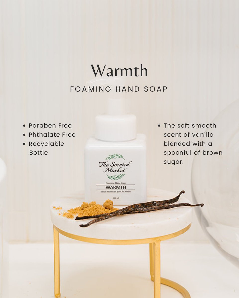 🍂 Picture this: A crisp fall day, cool air &amp; leaves crunching beneath your feet. 

You step inside, wash your chilled hands, and the comforting scent of vanilla and brown sugar fills the air, wrapping you in cozy warmth. ✨ 

What is one of your favourite fall rituals? 🍁