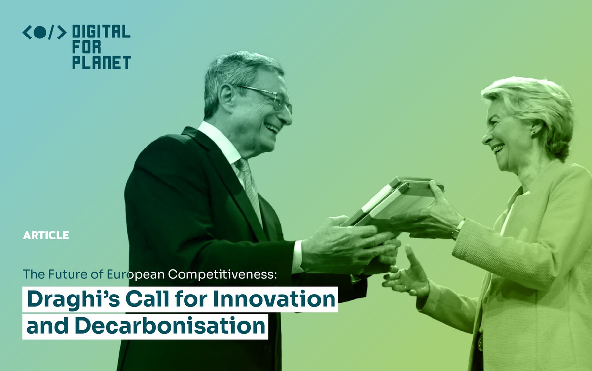 Mario Draghi outlines how #innovation, #decarbonisation, security &amp; reducing dependencies are key to boosting the EU’s global standing 🌍

👉Read the full article about the The Future of European Competitiveness: ow.ly/k8Hy50TpNS2