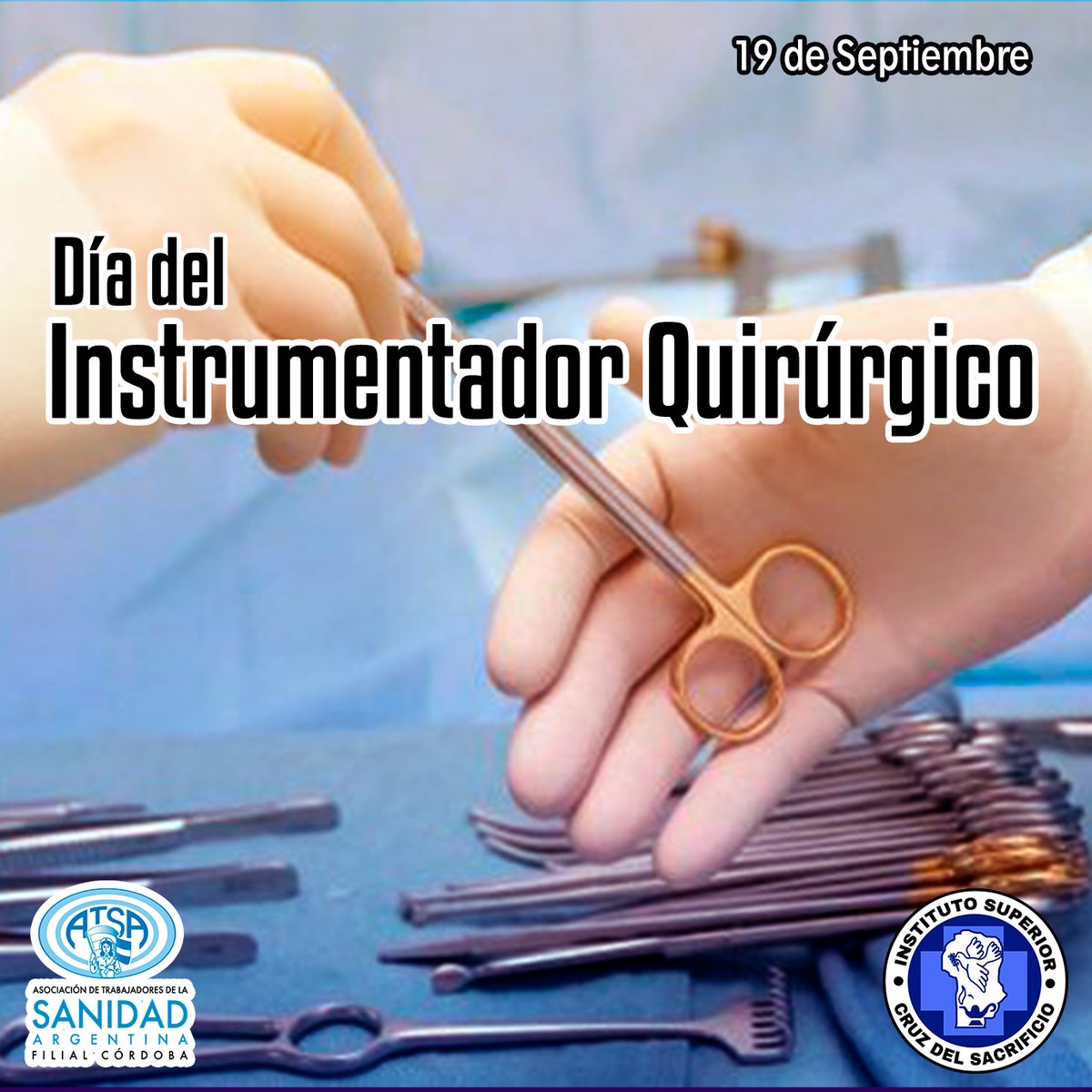CruzSacrificio's tweet photo. 🤝 Desde el Instituto Cruz del Sacrificio saludamos a todos los Instrumentadores Quirúrgicos en su Día.

👏 Trabajadores fundamentales de la Sanidad.

#InstitutoCruzDelSacrificio https://t.co/P9nkXCoBp6