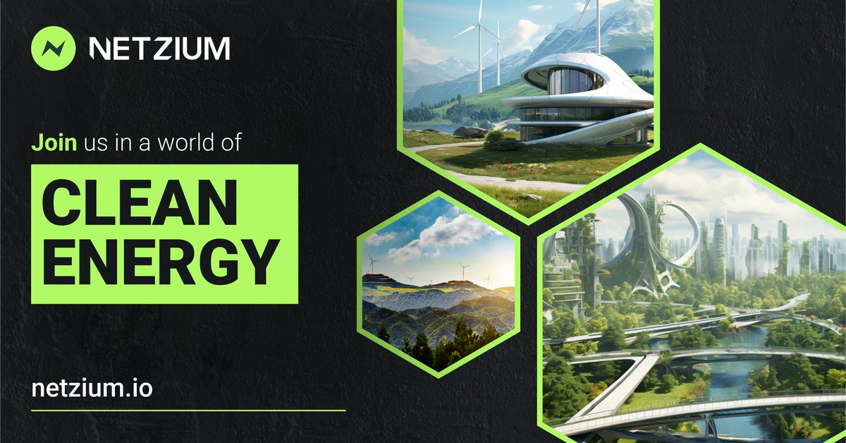 Netzium2030's tweet photo. 💡 The future of energy is decentralized, renewable, and powered by #Netzium. Join us in transforming how the world generates and uses clean energy!⚡️>> https://t.co/NwRD0MOrqw https://t.co/KZ6mKt5jqK