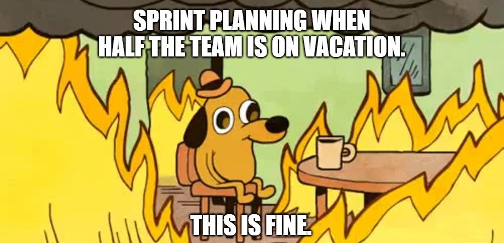 vabromemes's tweet photo. Who needs a full team when you have... optimism?

Visit https://t.co/00IhLdQQnn to explore more!                                                              

#ScrumLife #AgileHumor #WorkHumor #Memes #WorkMemes #AgileVibes #Vabro #VabroMemes https://t.co/221jJqtBOb