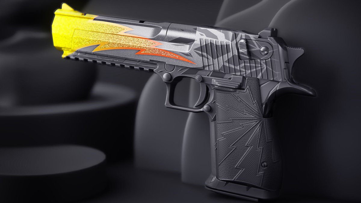 Another version Desert Eagle Thunder! ⚡️⚡️⚡️
Created with <a href="/Michael6003D/">MichaelWorkshop</a> specifically for <a href="/CounterStrike/">CS2</a>! 
Follow the link and support us! 👇🏾👍🏾🤝🏾

Link: steamcommunity.com/sharedfiles/fi…

#cs2 #cs2skins #counterstrike #skins #workshop