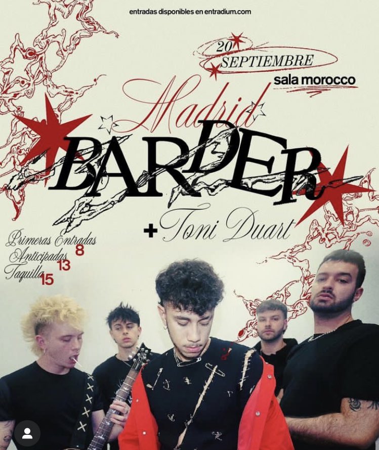Mañana volvemos a Madrid después de casi 2 años, esta vez junto a <a href="/toniduartt/">toni duart</a> quedan apenas 20 entradas para el sold out, va a ser un día muy importante, gracias ❤️