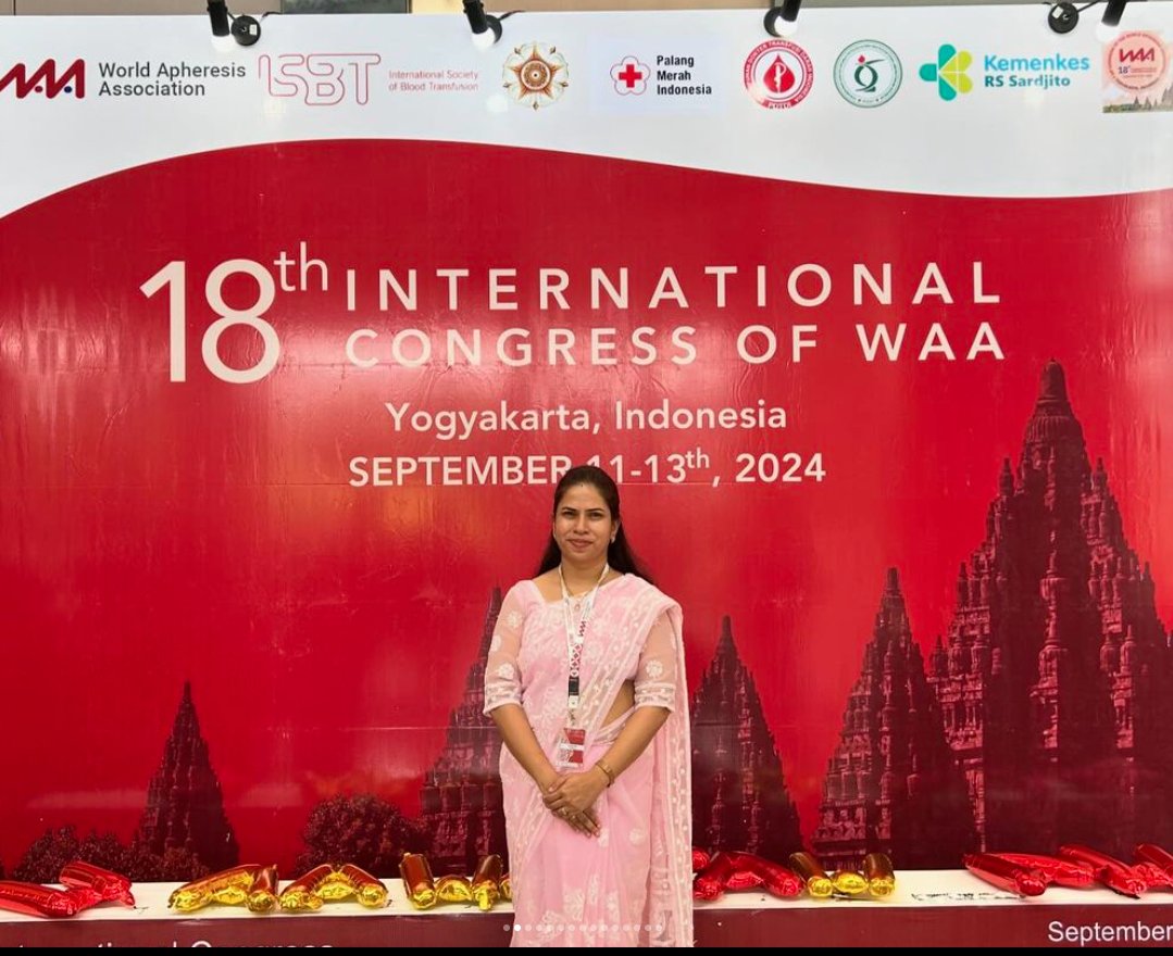 Excited to see ISBT reps at the 18th World Apheresis Congress in Yogyakarta, Indonesia! 

Planning an educational activity? Apply for ISBT Academy support by Oct 1!

🔗 isbtweb.org/isbt-academy-s…

#ISBT #WorldApheresis #PediatricTransfusion #ISBTAcademy