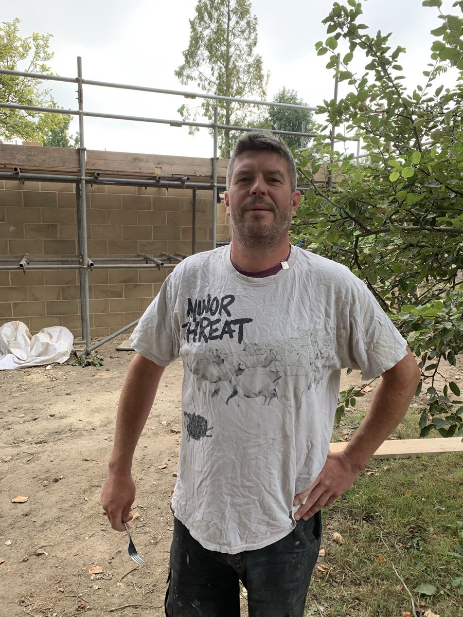 nikomahn's tweet photo. Niko building stuff in Norfolk!! #tshirtday https://t.co/nbSvxDGxUG