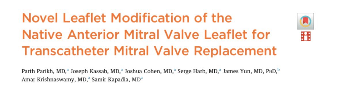 Joseph Kassab (@jkassabmd) on Twitter photo Just published in <a href="/JACCJournals/">JACC Journals</a>, first-in-human experience of performing percutaneous electrosurgery-guided perforation and balloon dilation of the anterior #MVL followed by #TMVR to prevent #LVOTO
jacc.org/doi/10.1016/j.…
<a href="/tavrkapadia/">Samir Kapadia</a> <a href="/SergeHarbMD/">Serge C. Harb</a> <a href="/CleClinicHVTI/">Cleveland Clinic Heart, Vascular & Thoracic</a> <a href="/parthparikh90/">Parth Parikh</a> Just published in <a href="/JACCJournals/">JACC Journals</a>, first-in-human experience of performing percutaneous electrosurgery-guided perforation and balloon dilation of the anterior #MVL followed by #TMVR to prevent #LVOTO
jacc.org/doi/10.1016/j.…
<a href="/tavrkapadia/">Samir Kapadia</a> <a href="/SergeHarbMD/">Serge C. Harb</a> <a href="/CleClinicHVTI/">Cleveland Clinic Heart, Vascular & Thoracic</a> <a href="/parthparikh90/">Parth Parikh</a>