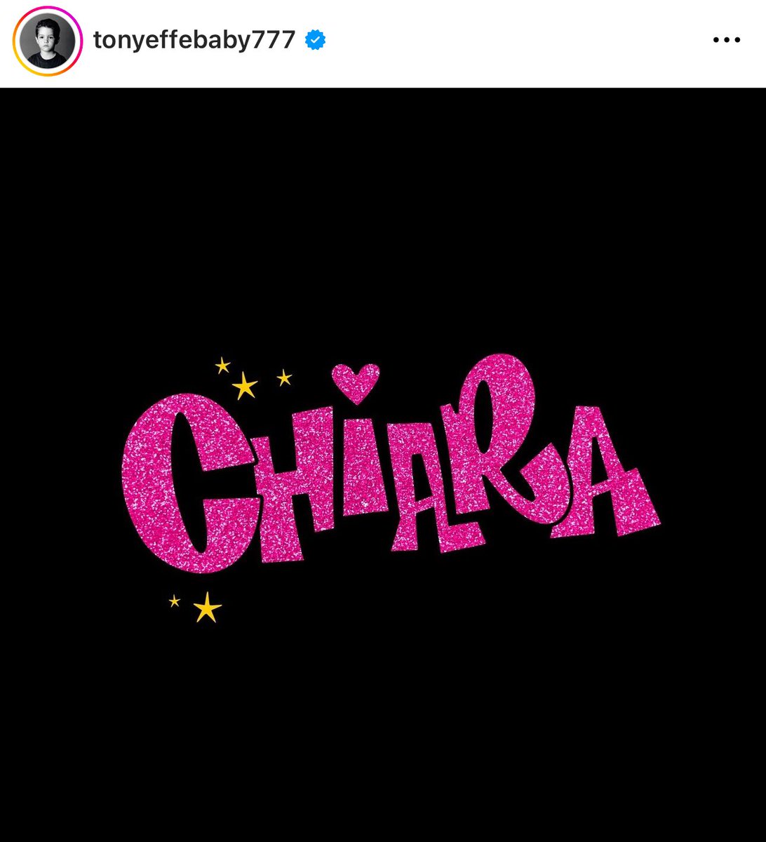 Tony Effe annuncia “CHIARA”. Uscirà sabato.