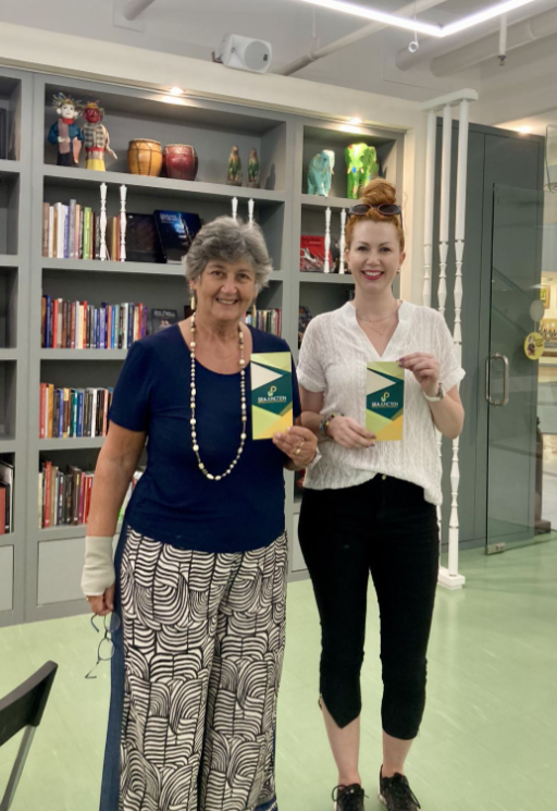 EUVIP_project's tweet photo. Deepening cooperation with NGOs is one of #EUVIP's goals! 🎯 @KristinaKi6 had the pleasure of visiting @SEA_Junction, an NGO fostering understanding of #SoutheastAsia. She also enjoyed meeting its founder @LiaSciortino who attended the #Myanmar conference in Olomouc in June '24🇲🇲 https://t.co/DQoDuqyzG5