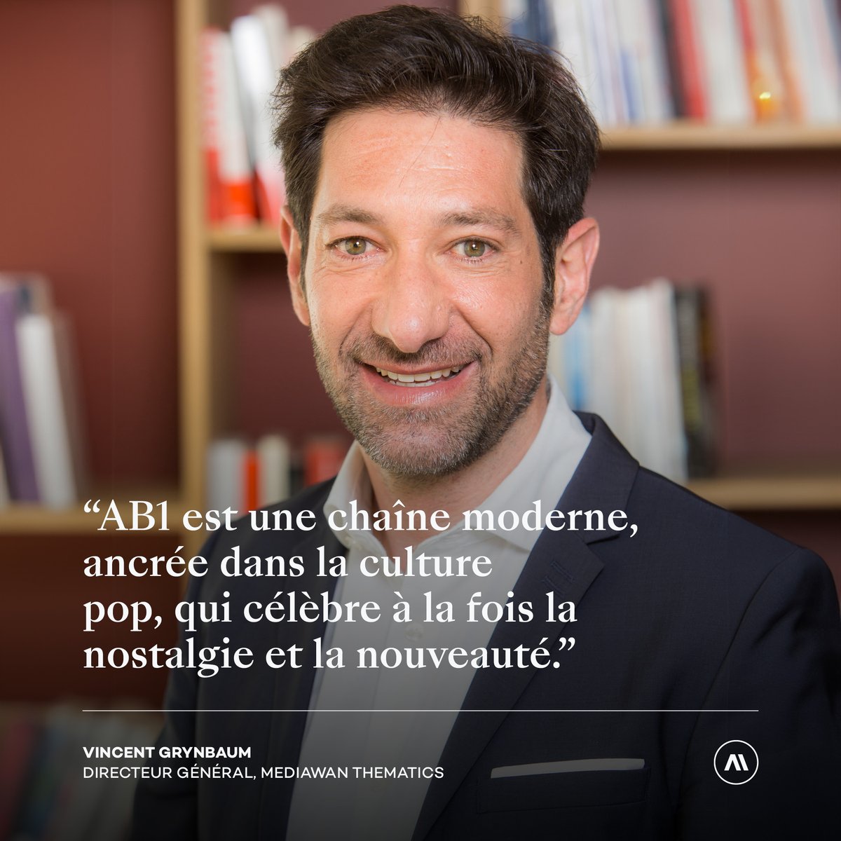 🗣️ "#AB1 est une chaîne moderne, ancrée dans la culture pop, qui célèbre à la fois la nostalgie et la nouveauté." - Vincent Grynbaum, Directeur général de #MediawanThematics

📰 : ozap.com/actu/vincent-g…