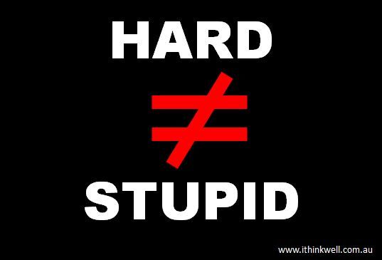 If you're finding your #research or #writing hard this doesn't mean you are stupid. It could just be that it's hard. In fact it is hard. So hang in there. #PhDchat #ECRchat #postdoc #gradschool #PhDforum