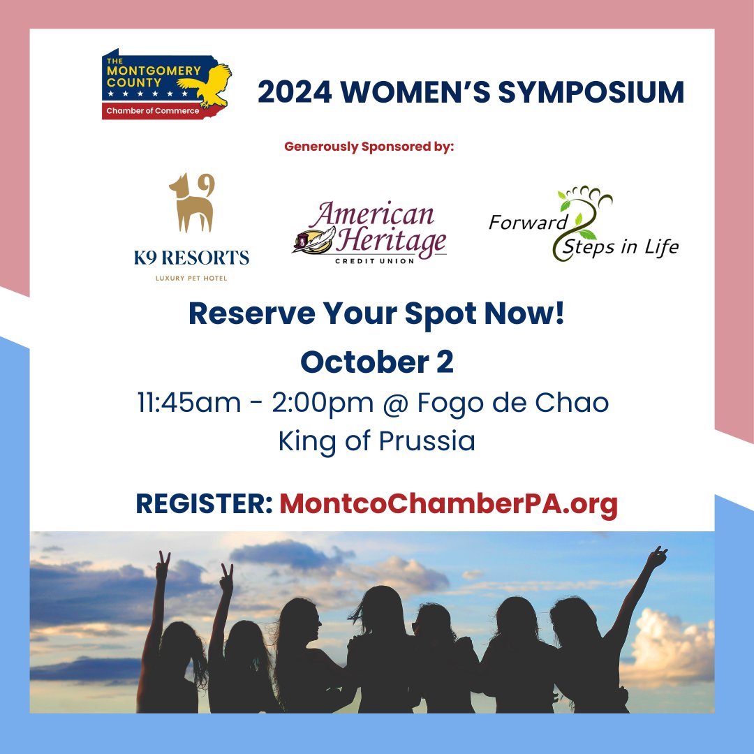 Join us for an amazing day filled with amazing women and Fogo de Chao's delicious salad buffet! Reserve your spot: members.montcochamberpa.org/ap/Events/Regi…