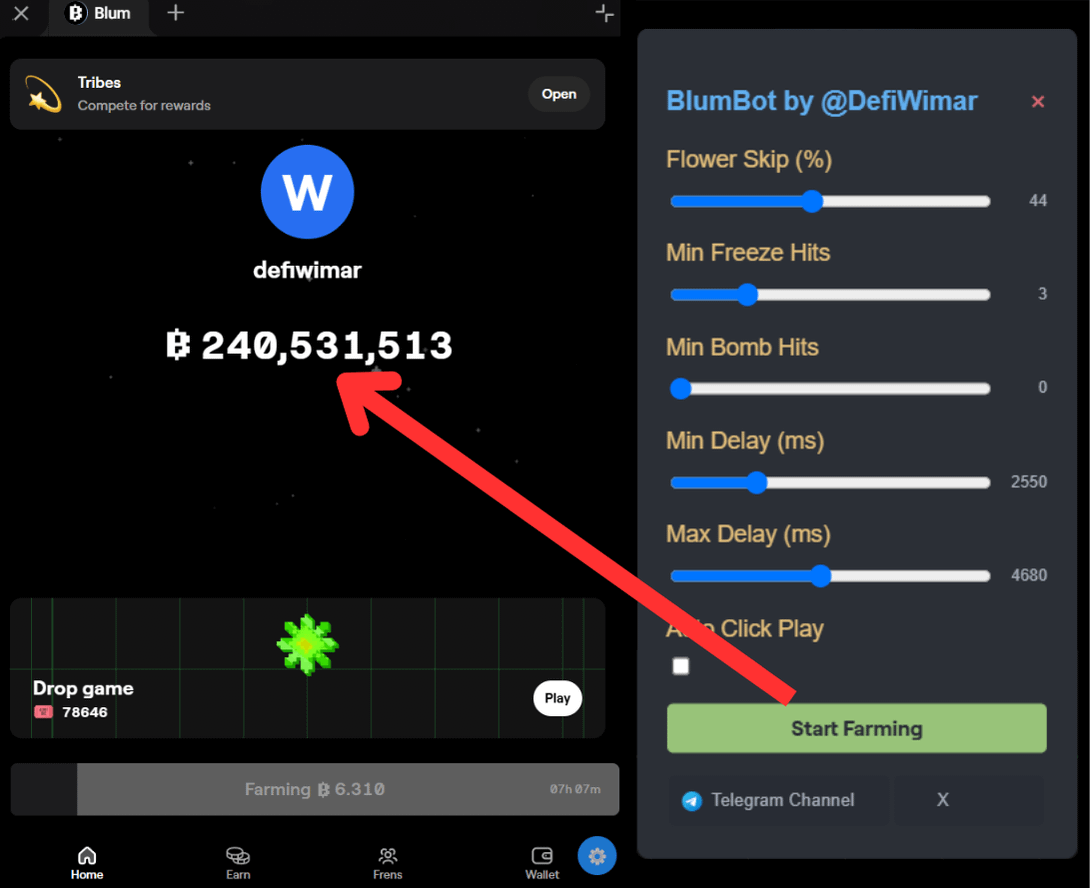 🚨 Blum Auto-Farming Script for Free

$NOT, $DOGS, $CATI &amp; $HMSTR brought me $110,530

It's easy for everyone.

Secure 300,000+ $BLUM in 10 mins 🧵👇