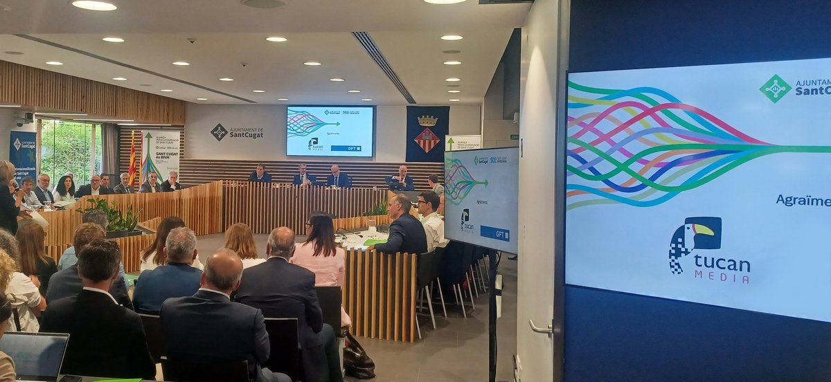 TucanMediaLab's tweet image. Tucan Media, com a col•laborador tècnic, participem amb l'Ajuntament de Sant Cugat i Sant Cugat empresarial en la creacio de BIVA per impulsar la innovació i el talent de la ciutat.