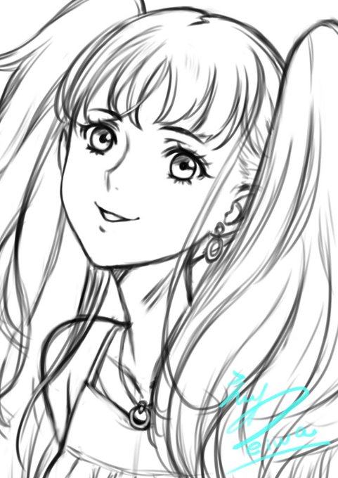 らくがき♪
ツインテールのオリジナルキャラ 