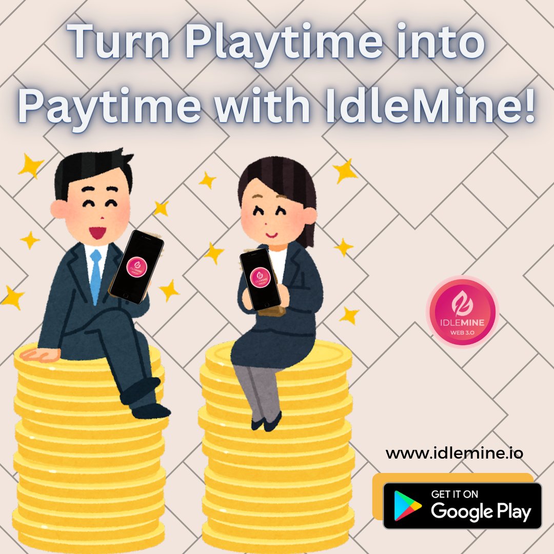 stringidlemine's tweet photo. Now playing games is not just fun, it's productive!
With IDLEMINE, you can earn real passive income while you play. 🎮💸
Turn your idle time into a Income-making opportunity!
👉 https://t.co/sXe0N9ksFA
#IdleMine #PlayToEarn #PassiveIncome #NoMoreBill #EarnWhileYouPlay #Download https://t.co/Ybr7Rugwou