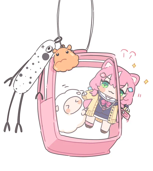 #Nari_Art お外が気になるナリぱぺちゃん