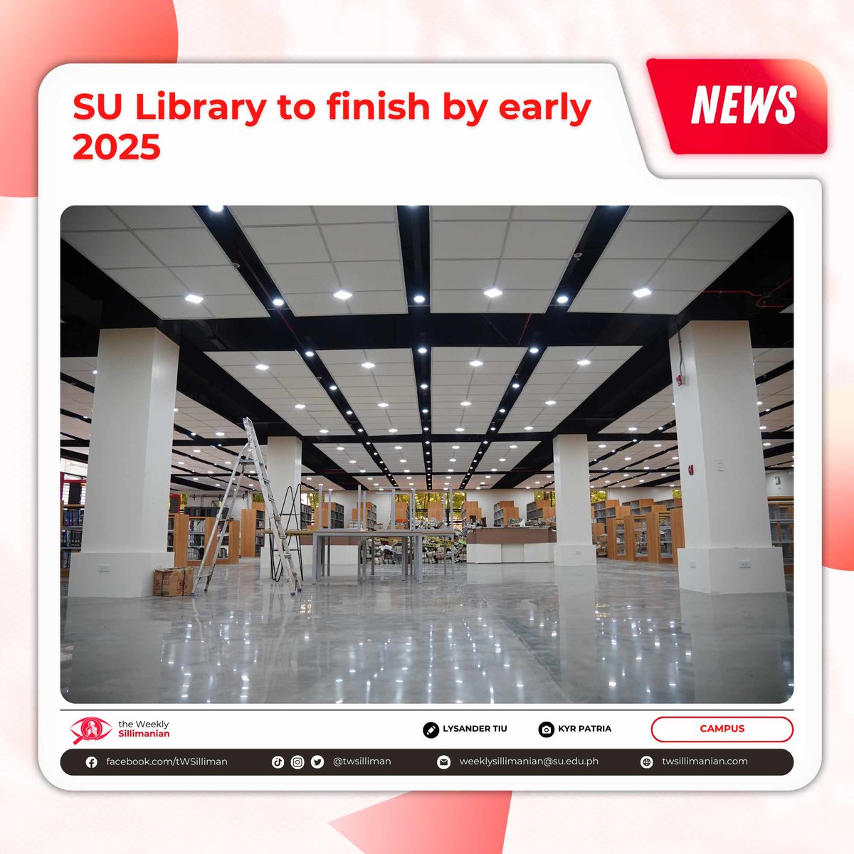 #NEWS: After 19 months of renovation, the Silliman University (SU) Main Library prepares to fully operate with a complete setup of technology and resources by January 2025.

READ MORE: medium.com/@weeklysillima…

#tWSMagnify
#tWSCampus
