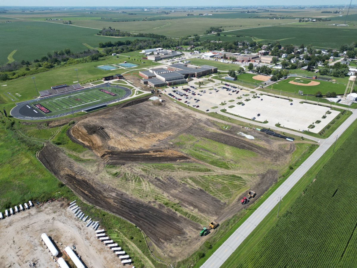 The future home of <a href="/northpolkcomets/">North Polk Activities</a> baseball and softball fields looks a little different than it did a month ago.