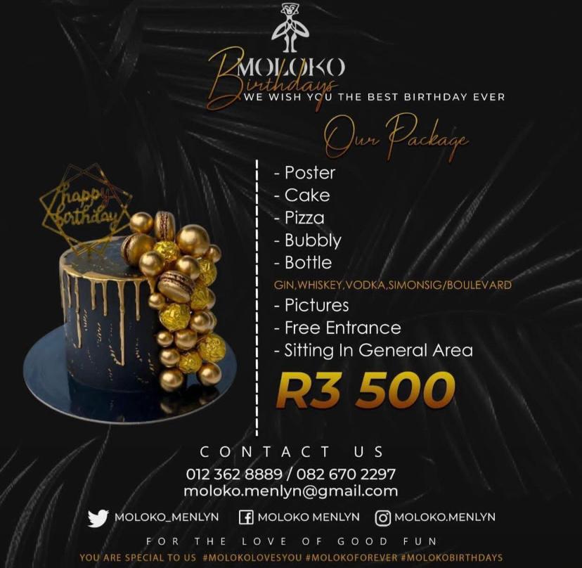 brucebhakha's tweet photo. It's going @Moloko_Menlyn #faceofmoloko #apbtp #molokofridays #rich4eversaturdays Featuring @Djyeankeyz @sbokhuzy @PoizonDaGodfada @Darrenmocha @Emulsypro @Thabang_Den @mutombo_lionel @_bxsh @MichelleForbes_
Doors Open at 22:00 https://t.co/v3JcwSx5Fb