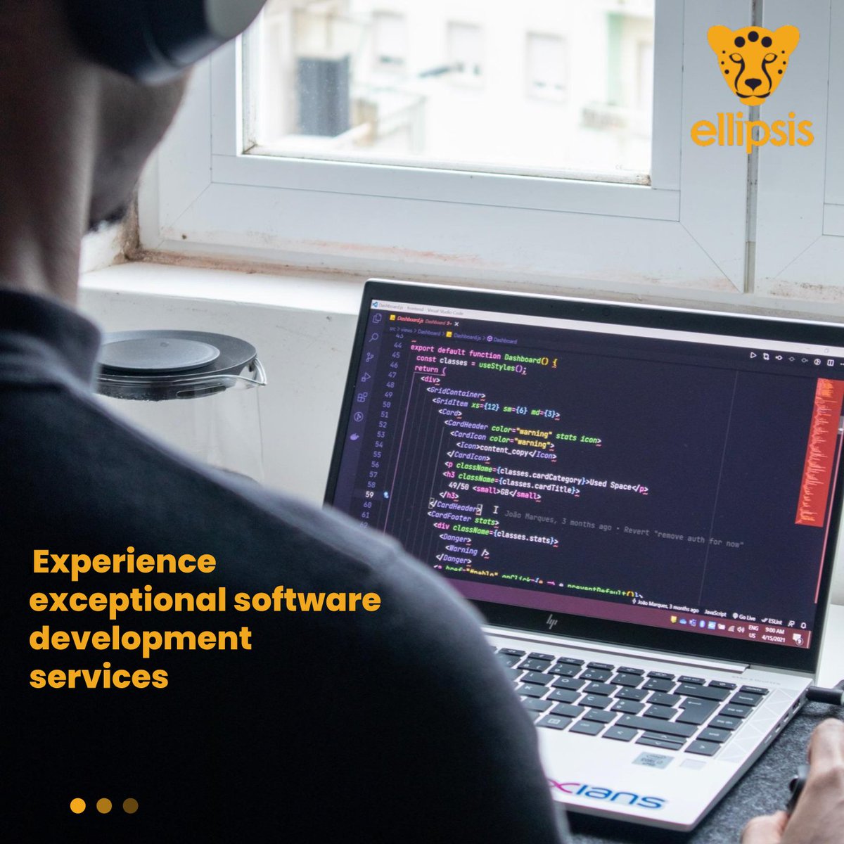 Unlock the potential of innovation with Ellipsis. Experience top-tier software development services tailored to drive your business forward.
#SoftwareDevelopment #TechSolutions #Innovation #Ellipsis #CustomSoftware #DigitalTransformation #TechExperts #CodeMasters