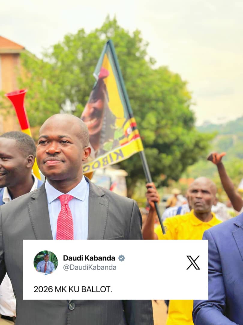 PATRIOTIC LEAGUE OF UGANDA (@plumedia1) on Twitter photo Big Announcement!!!!
Our Secretary General <a href="/DaudiKabanda/">Daudi Kabanda</a> has officially announced that come 2026 Gen. Muhoozi Kainerugaba <a href="/mkainerugaba/">Muhoozi Kainerugaba</a> Ali ku Ballot.
<a href="/Plugandaa/">Patriotic League of Uganda</a>
<a href="/MobilizationPLU/">PLU Mobilization Office</a>
<a href="/AndrewMwenda/">Andrew M. Mwenda</a>
<a href="/kamukamafredie/">Kamukama Fredie #FutureSecured #PLU</a>
<a href="/FredNshemereirw/">Eng.Fred Nshemereirwe.</a>
Tambuza message mpaka kuwulira bubi. Big Announcement!!!!
Our Secretary General <a href="/DaudiKabanda/">Daudi Kabanda</a> has officially announced that come 2026 Gen. Muhoozi Kainerugaba <a href="/mkainerugaba/">Muhoozi Kainerugaba</a> Ali ku Ballot.
<a href="/Plugandaa/">Patriotic League of Uganda</a>
<a href="/MobilizationPLU/">PLU Mobilization Office</a>
<a href="/AndrewMwenda/">Andrew M. Mwenda</a>
<a href="/kamukamafredie/">Kamukama Fredie #FutureSecured #PLU</a>
<a href="/FredNshemereirw/">Eng.Fred Nshemereirwe.</a>
Tambuza message mpaka kuwulira bubi.