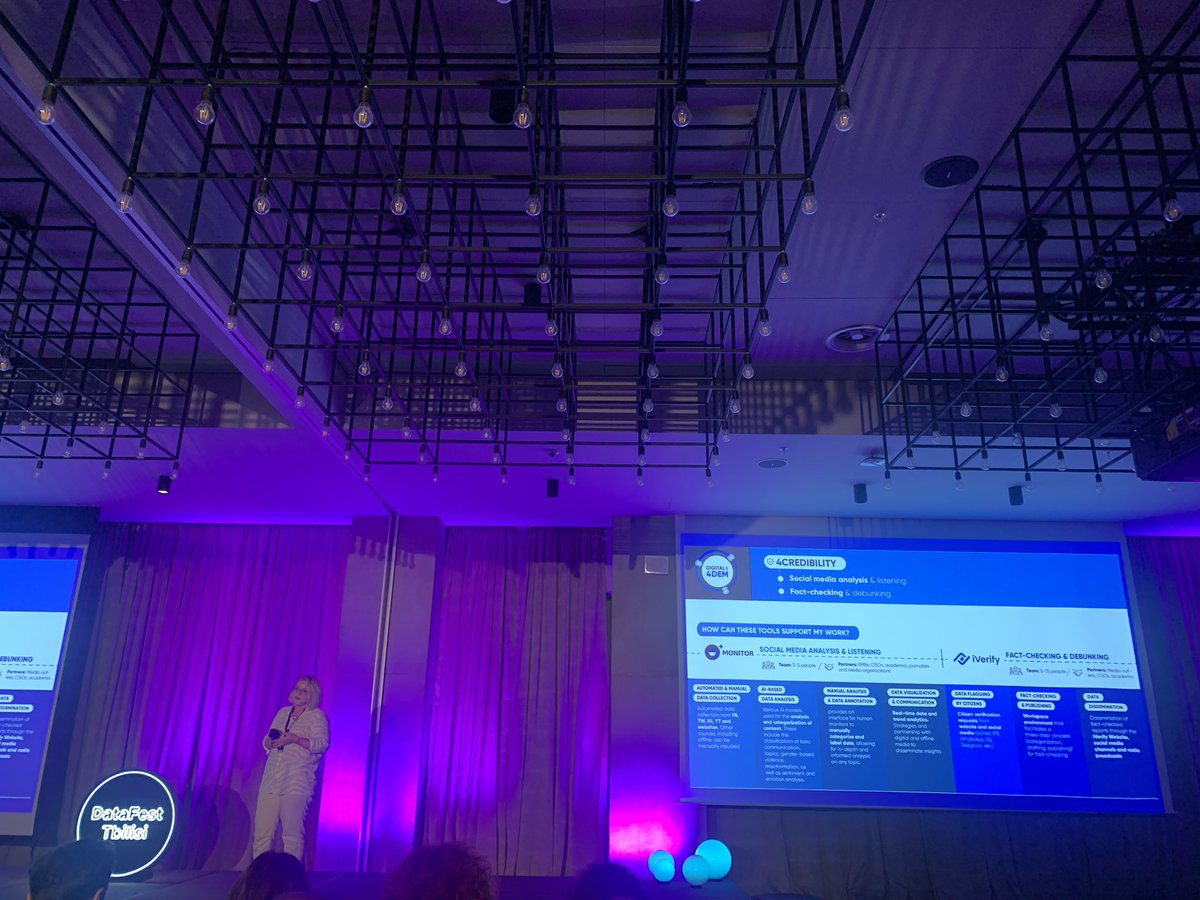 DataFest Tbilisi  Showcasing UNDP AI tool Emonitor+ that analyses and fact-checks tech facilitated gender-based violence